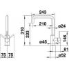 Кухонный смеситель Blanco MIDA J 519413 Хром