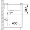 Кухонная мойка Blanco ANDANO 400/400-U 518325 Нерж Сталь