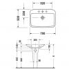Умывальник Duravit PuraVida 2701700000