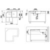 Кухонная мойка Blanco METRA 9 E 515568 Белый