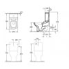 Унитаз напольный (сборной) Villeroy & Boch Sentique 562510R2
