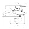 Смеситель для ванны Hansa Polo 51442173