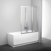 Шторка для ванны Ravak VS3 130 795V0100Z1 белый+transparent