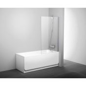 Шторка для ванны Ravak PVS1-80 белый+transparent 79840100Z1