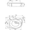 Умывальник Ravak Rosa L XJ2L1100000