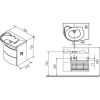 Умывальник Ravak Rosa Comfort R XJ8P1100000