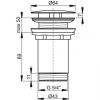 Донный клапан Ravak X01439 незапираемый