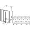 Душевые двери Ravak Supernova SDOP-100 03VA010011 белый+pearl