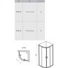 Душевой уголок Ravak Blix BLCP4-80 X3B240C00Z1 полированный алюминий+transparent