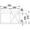 Кухонная мойка Blanco ZEROX 4 S-IF 513758 Нерж. сталь
