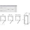 Душевые двери Ravak Pivot PDOP1-80 03G40101Z1 белый/белый+transparent