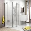 Душевой уголок Ravak Chrome CSKK4-80 3Q140100Z1 белый+transparent