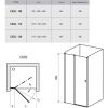 Душевые двери Ravak Chrome CSD2-100 0QVACU00Z1 сатин+transparent