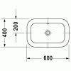 Умывальник Duravit Happy D. 045860