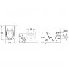 Унитаз подвесной Villeroy & Boch Subway 2.0 56001001 с сиденьем 9M68S101