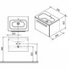 Тумба Ravak SD Chrome 600 X000000531 Оникс/Белый