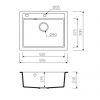 Кухонна мийка Marmorin Bario 120103006 white
