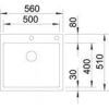 Кухонная мойка Blanco CLARON 500-IF/A 515643 Нерж Сталь