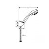 Душовий гарнітур Hansgrohe Crometta 85 Vario/Porter'C 27559000