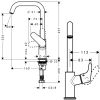 Смеситель для умывальника Hansgrohe Focus 31519000