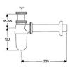 Сифон для умывальника Hansgrohe 52053000