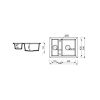 Кухонна мийка Marmorin Cire 375503002 graphite