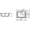 Кухонна мийка Marmorin Tama 390103012 black metalic