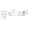 Унитаз подвесной Villeroy & Boch Century 66531001