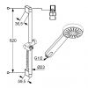 Душевой гарнитур Kludi A-QAb 6563005-00