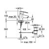 Смеситель для умывальника Grohe Wave 32284000