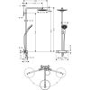 Душевая система Hansgrohe Raindance Select S 240 2jet Showerpipe 27129000