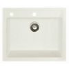 Кухонна мийка Marmorin Bario 120103016 white alabaster