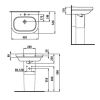 Умывальник Laufen LB3 H8106850001041