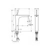 Смеситель для умывальника Hansgrohe PuraVida 15066400