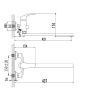 Cмеситель для ванны Imprese Malse 35010