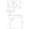 Умывальник ArtCeram Block L6730
