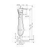 Смеситель для ванны Hansgrohe PuraVida 15473400 Белый/Хром