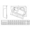Ванна Koller Pool Liona 150x95 L