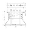 Скрытая часть смесителя для ванны Hansgrohe Ecostat 15465180
