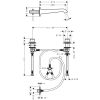 Смеситель для умывальника Axor Bouroullec 19139000
