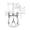 Смеситель для умывальника Axor Bouroullec 19141000