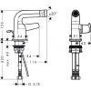 Смеситель для биде Axor Bouroullec 19210000