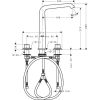 Смеситель для умывальника Axor Bouroullec 19162000