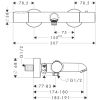 Термостат для ванны Axor Citterio M 34435000