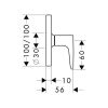 Запорный вентиль Axor Citterio M 34960000