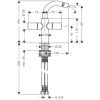 Смеситель для биде Axor Uno 2 38222000