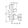 Термостат Axor Citterio 39705000