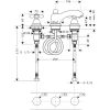 Смеситель для умывальника Axor Carlton 17133000