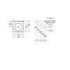 Умывальник Villeroy & Boch Joyce 530548R2