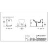 Биде напольное Villeroy & Boch Joyce 540800R2